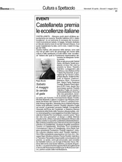 2014-5 Castellaneta premia le eccellenze italiane